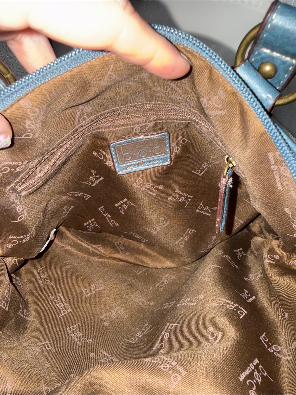 Born Concept Blue Satchel Bag - Picture 6 of 9